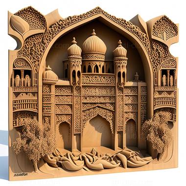 3D model Bandar Abbas in Iran (STL)